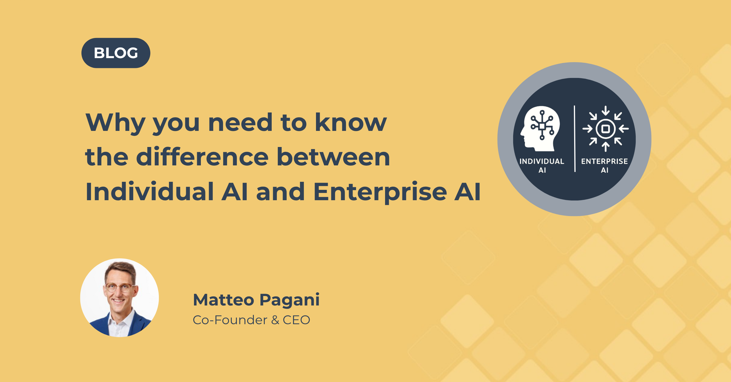 Why you need to know the difference between Individual AI and Enterprise AI