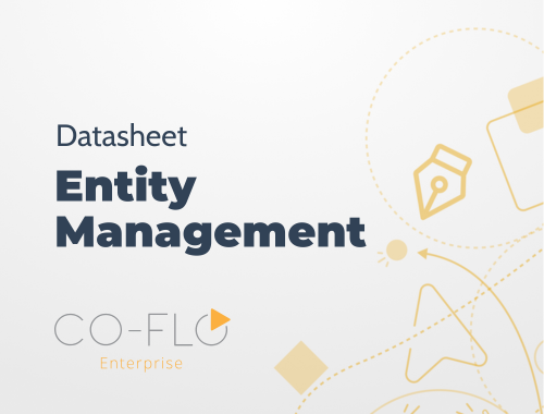 Datasheet: Co-Flo Entity Management