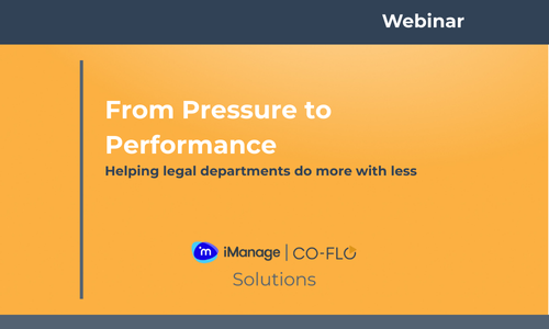 Webinar: From Pressure to Performance