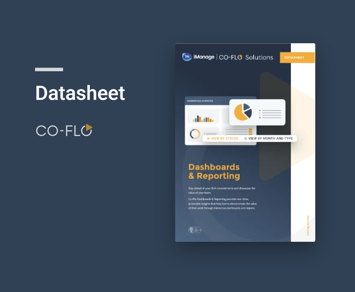 Datasheet: Dashboards and Reporting
