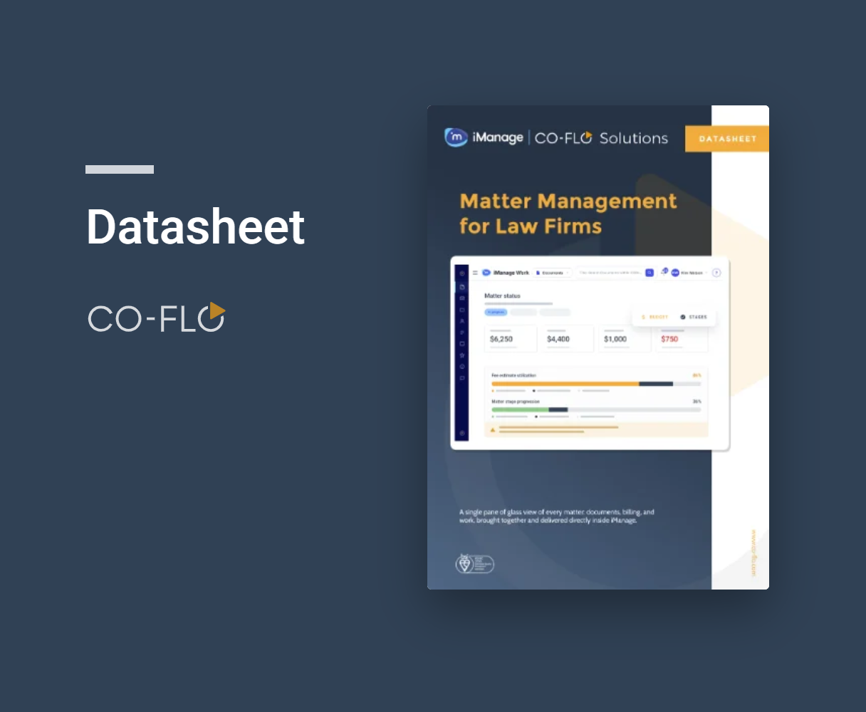 Product Datasheet: Law Firms