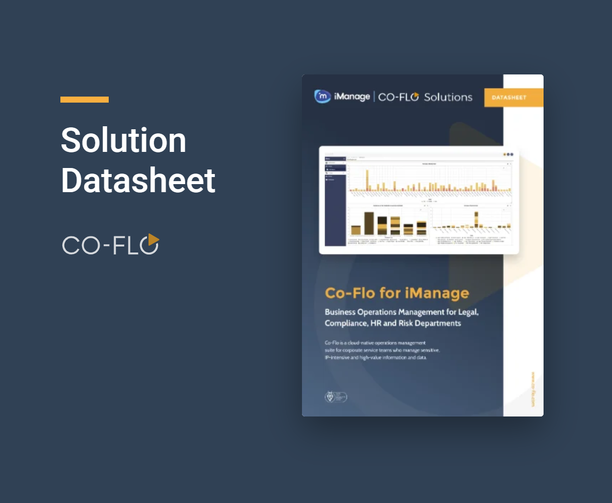 Datasheet: Co-Flo Operational Intelligence