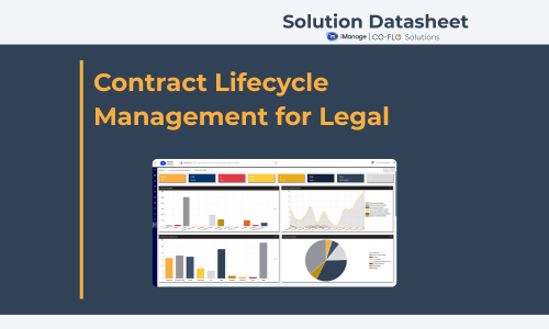 Solution Datasheet: Contract Lifecycle Management